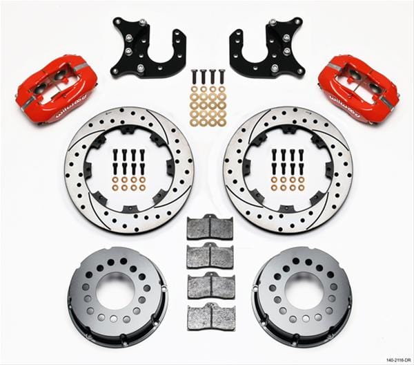 Wilwood Disc Brakes Wilwood Forged Dynalite Pro Series Rear Disc Brake Kits 140-2116-DR Autofit