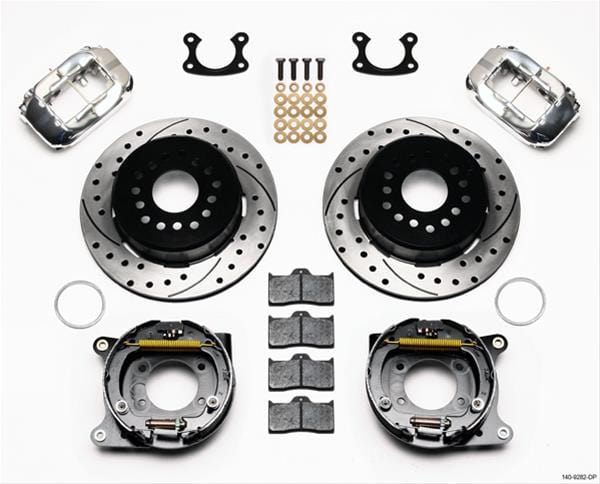 Wilwood Disc Brakes Wilwood Forged Dynalite Pro Series Rear Disc Parking Brake Kits 140-9282-DP Autofit