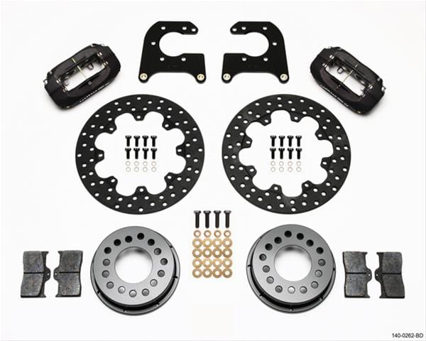 Wilwood Disc Brakes Wilwood Forged Dynalite Rear Drag Brake Kits 140-0262-BD Autofit