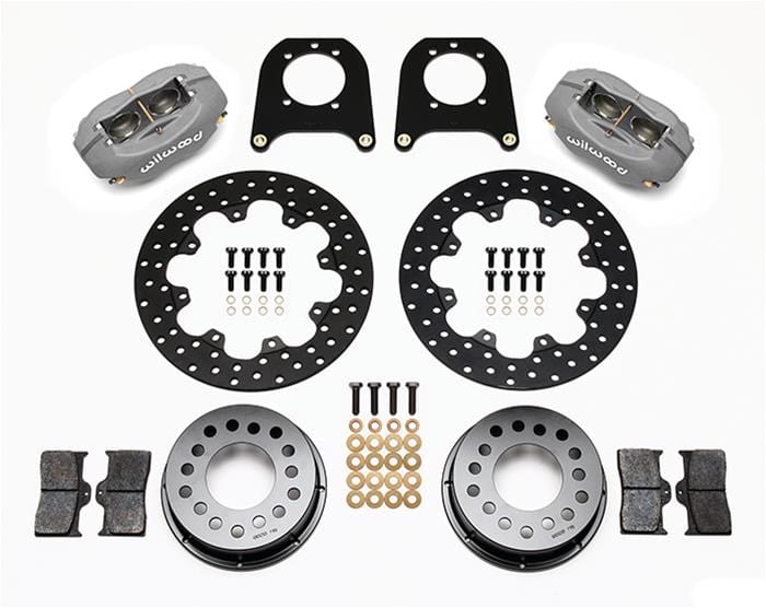 Wilwood Disc Brakes Wilwood Forged Dynalite Rear Drag Brake Kits 140-4545-BD Autofit