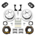 Wilwood Disc Brakes Wilwood Forged Dynalite Rear Drum-to-Disc Brake Kits 140-17541 Autofit