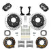 Wilwood Disc Brakes Wilwood Forged Dynalite Rear Drum-to-Disc Brake Kits 140-17541-D Autofit