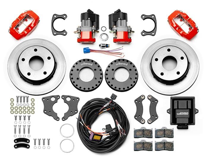 Wilwood Disc Brakes Wilwood Forged Dynalite Rear Electronic Parking Brake Kits 140-16138-R Autofit