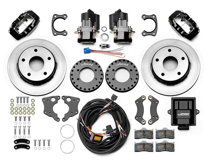 Wilwood Disc Brakes Wilwood Forged Dynalite Rear Electronic Parking Brake Kits 140-16146 Autofit