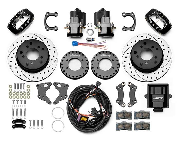 Wilwood Disc Brakes Wilwood Forged Dynalite Rear Electronic Parking Brake Kits 140-16146-D Autofit