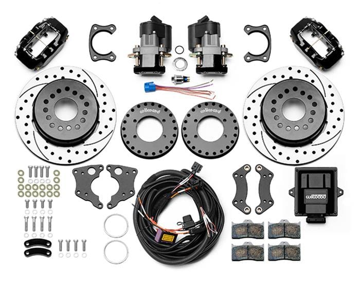 Wilwood Disc Brakes Wilwood Forged Dynalite Rear Electronic Parking Brake Kits 140-16150-D Autofit