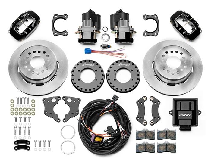 Wilwood Disc Brakes Wilwood Forged Dynalite Rear Electronic Parking Brake Kits 140-16154 Autofit