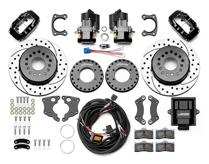 Wilwood Disc Brakes Wilwood Forged Dynalite Rear Electronic Parking Brake Kits 140-16154-D Autofit