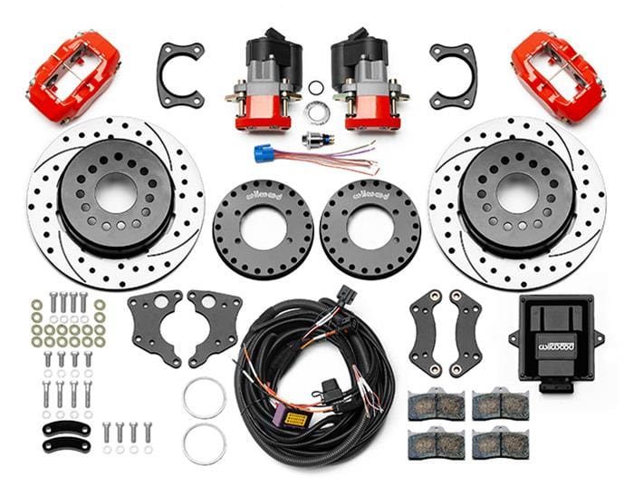 Wilwood Disc Brakes Wilwood Forged Dynalite Rear Electronic Parking Brake Kits 140-16154-DR Autofit
