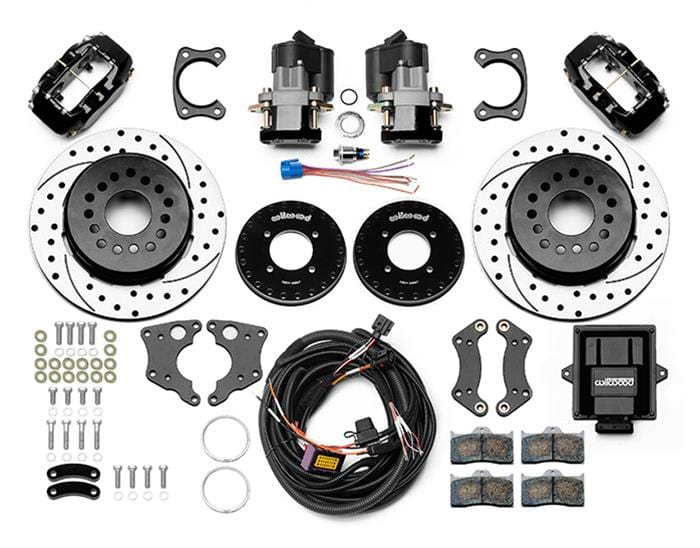 Wilwood Disc Brakes Wilwood Forged Dynalite Rear Electronic Parking Brake Kits 140-16164-D Autofit
