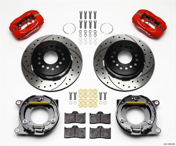 Wilwood Disc Brakes Wilwood Forged Dynalite Rear Parking Brake Kits 140-11828-DR Autofit