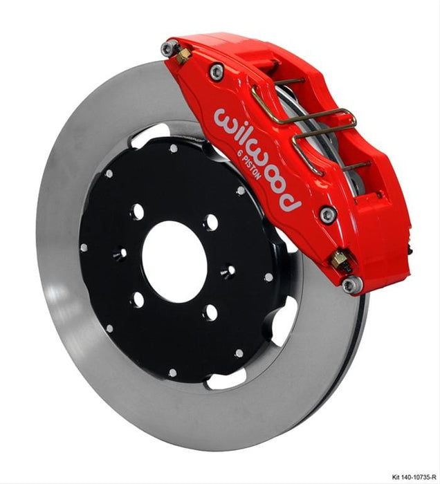 Wilwood Disc Brakes Wilwood Forged DynaPro 6 Big Brake Front Brake Kits 140-10735-R Autofit