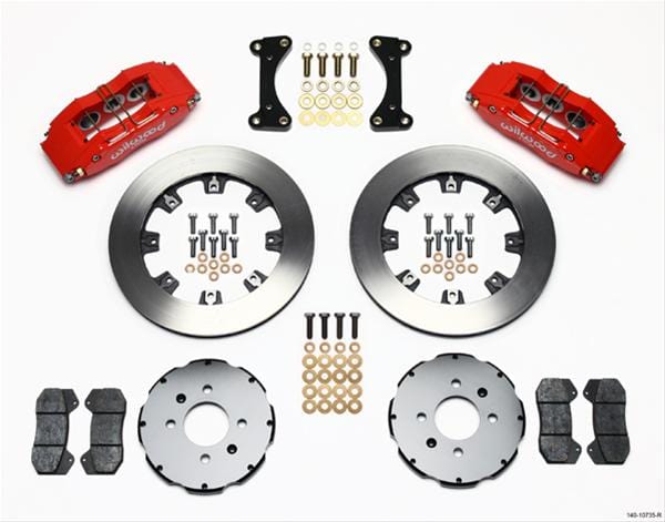 Wilwood Disc Brakes Wilwood Forged DynaPro 6 Big Brake Front Brake Kits 140-10735-R Autofit