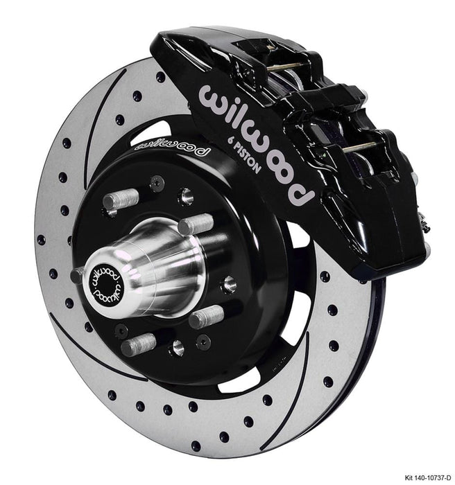 Wilwood Disc Brakes Wilwood Forged DynaPro 6 Big Brake Front Brake Kits 140-10737-D Autofit