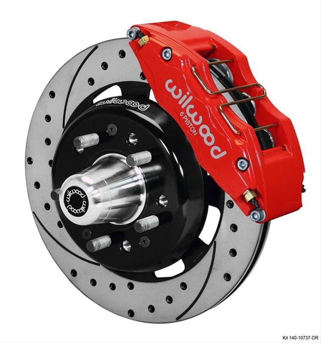 Wilwood Disc Brakes Wilwood Forged DynaPro 6 Big Brake Front Brake Kits 140-10737-DR Autofit
