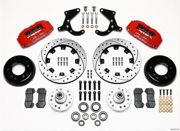 Wilwood Disc Brakes Wilwood Forged DynaPro 6 Big Brake Front Brake Kits 140-10737-DR Autofit