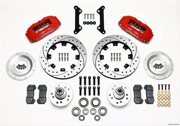 Wilwood Disc Brakes Wilwood Forged DynaPro 6 Big Brake Front Brake Kits 140-10738-DR Autofit