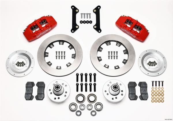 Wilwood Disc Brakes Wilwood Forged DynaPro 6 Big Brake Front Brake Kits 140-10738-R Autofit