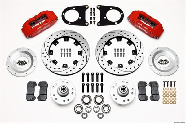 Wilwood Disc Brakes Wilwood Forged DynaPro 6 Big Brake Front Brake Kits 140-10739-DR Autofit