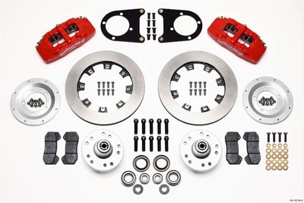 Wilwood Disc Brakes Wilwood Forged DynaPro 6 Big Brake Front Brake Kits 140-10739-R Autofit