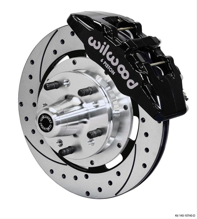 Wilwood Disc Brakes Wilwood Forged DynaPro 6 Big Brake Front Brake Kits 140-10740-D Autofit
