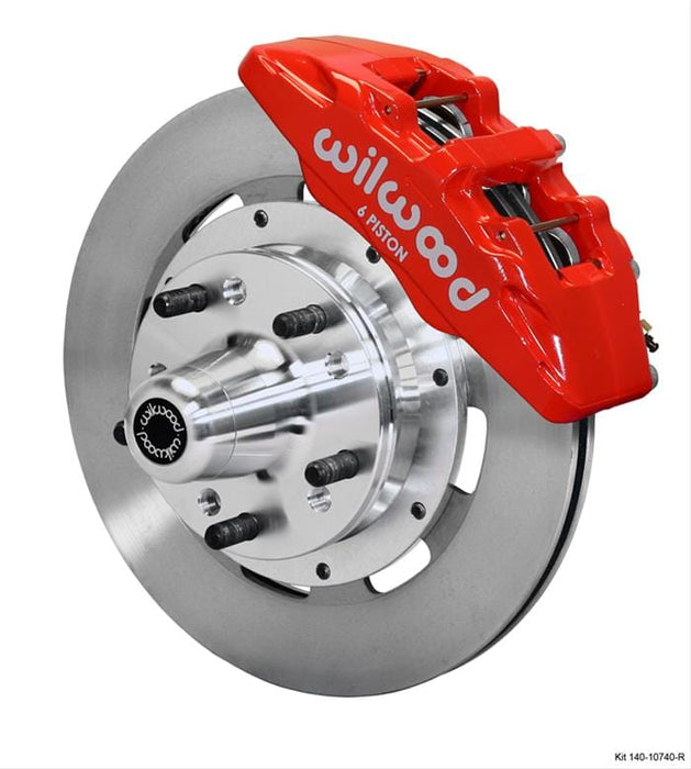 Wilwood Disc Brakes Wilwood Forged DynaPro 6 Big Brake Front Brake Kits 140-10740-R Autofit