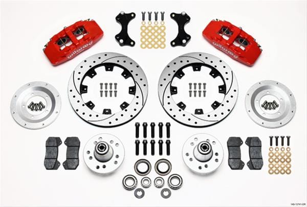Wilwood Disc Brakes Wilwood Forged DynaPro 6 Big Brake Front Brake Kits 140-10741-DR Autofit