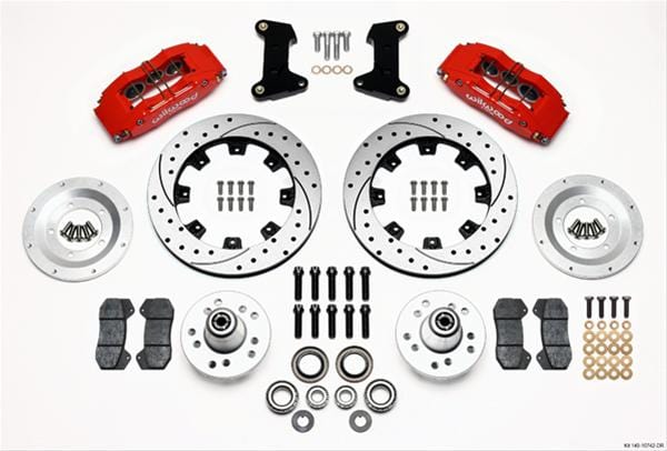 Wilwood Disc Brakes Wilwood Forged DynaPro 6 Big Brake Front Brake Kits 140-10742-DR Autofit