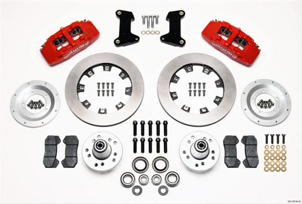 Wilwood Disc Brakes Wilwood Forged DynaPro 6 Big Brake Front Brake Kits 140-10742-R Autofit