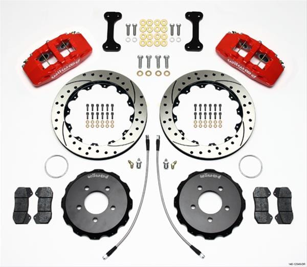Wilwood Disc Brakes Wilwood Forged DynaPro 6 Big Brake Front Brake Kits 140-12048-DR Autofit