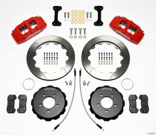Wilwood Disc Brakes Wilwood Forged DynaPro 6 Big Brake Front Brake Kits 140-12048-R Autofit