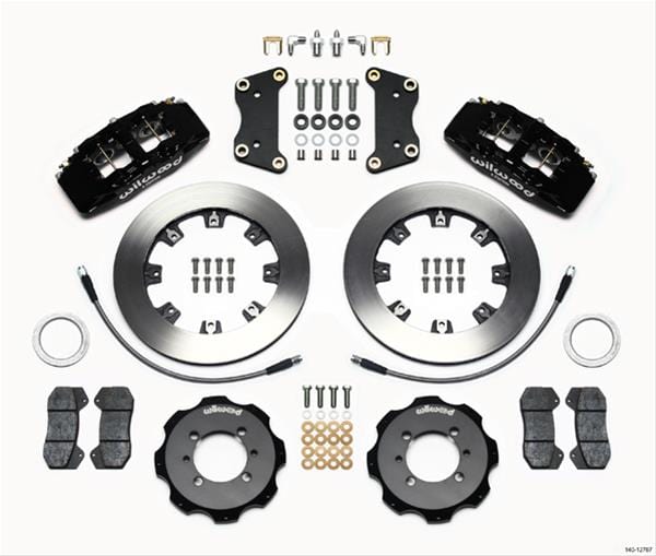 Wilwood Disc Brakes Wilwood Forged DynaPro 6 Big Brake Front Brake Kits 140-12767 Autofit