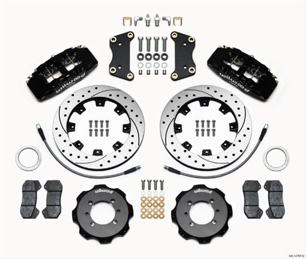 Wilwood Disc Brakes Wilwood Forged DynaPro 6 Big Brake Front Brake Kits 140-12767-D Autofit