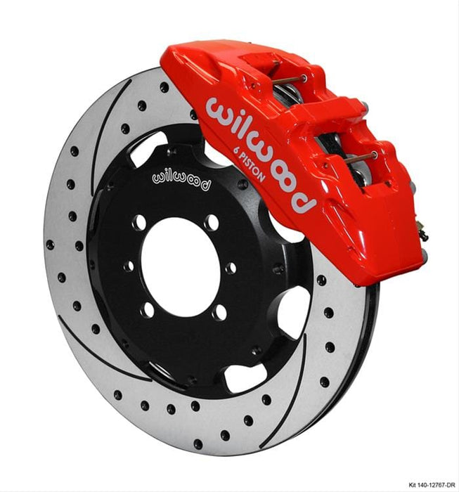 Wilwood Disc Brakes Wilwood Forged DynaPro 6 Big Brake Front Brake Kits 140-12767-DR Autofit