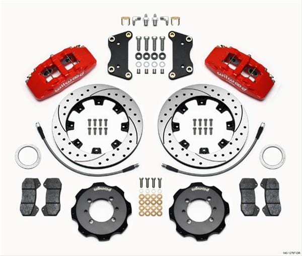 Wilwood Disc Brakes Wilwood Forged DynaPro 6 Big Brake Front Brake Kits 140-12767-DR Autofit