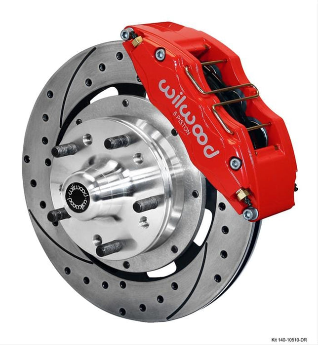 Wilwood Disc Brakes Wilwood Forged DynaPro 6 Big Brake Front Brake Kits 140-12837-DR Autofit