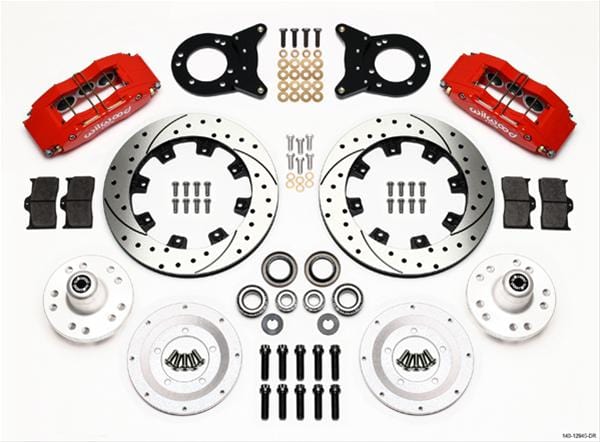 Wilwood Disc Brakes Wilwood Forged DynaPro 6 Big Brake Front Brake Kits 140-12945-DR Autofit