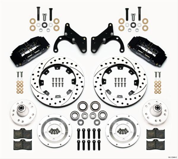Wilwood Disc Brakes Wilwood Forged DynaPro 6 Big Brake Front Brake Kits 140-12946-D Autofit