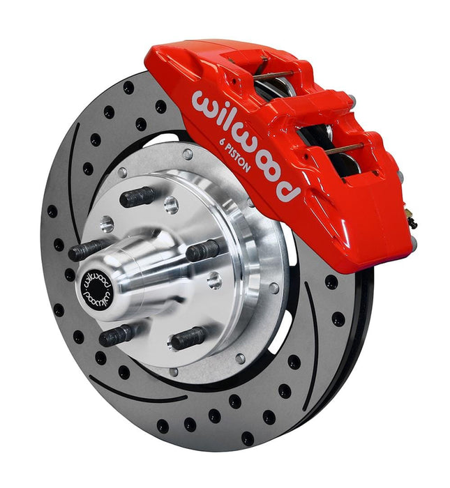 Wilwood Disc Brakes Wilwood Forged DynaPro 6 Big Brake Front Brake Kits 140-12946-DR Autofit