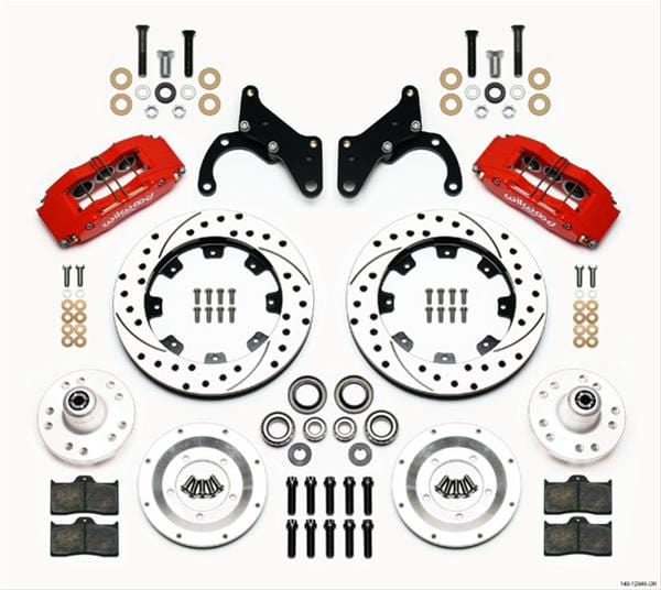 Wilwood Disc Brakes Wilwood Forged DynaPro 6 Big Brake Front Brake Kits 140-12946-DR Autofit