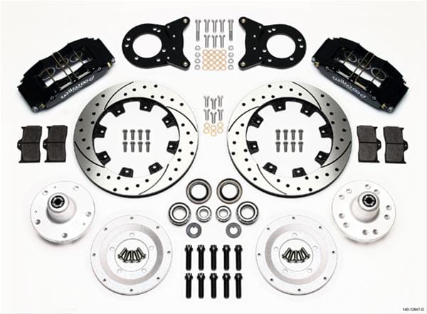 Wilwood Disc Brakes Wilwood Forged DynaPro 6 Big Brake Front Brake Kits 140-12947-D Autofit