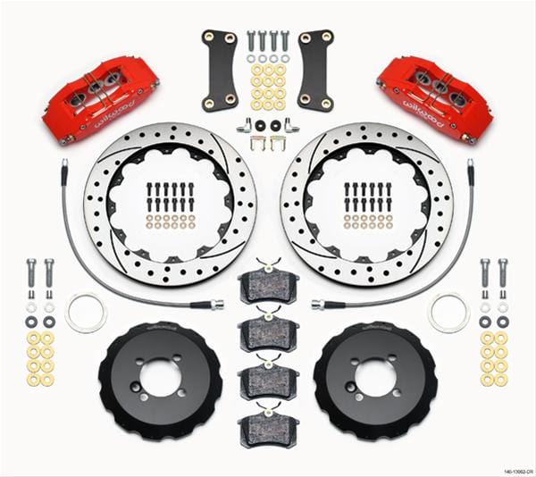 Wilwood Disc Brakes Wilwood Forged DynaPro 6 Big Brake Front Brake Kits 140-13062-DR Autofit