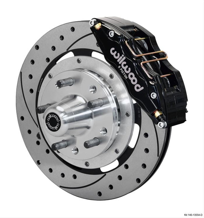 Wilwood Disc Brakes Wilwood Forged DynaPro 6 Big Brake Front Brake Kits 140-13554-D Autofit