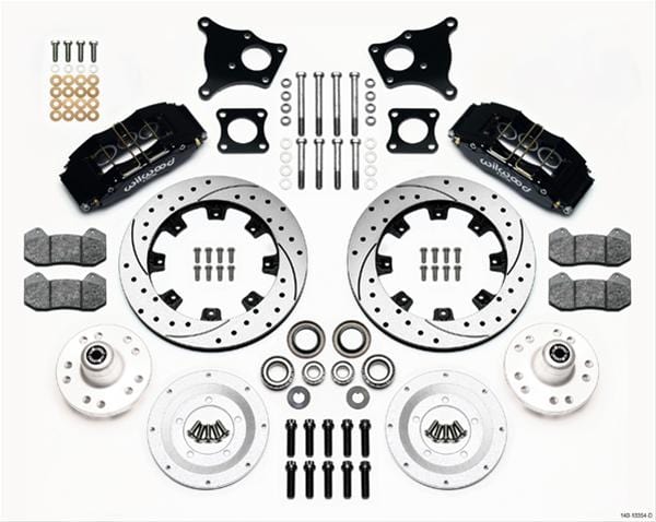 Wilwood Disc Brakes Wilwood Forged DynaPro 6 Big Brake Front Brake Kits 140-13554-D Autofit