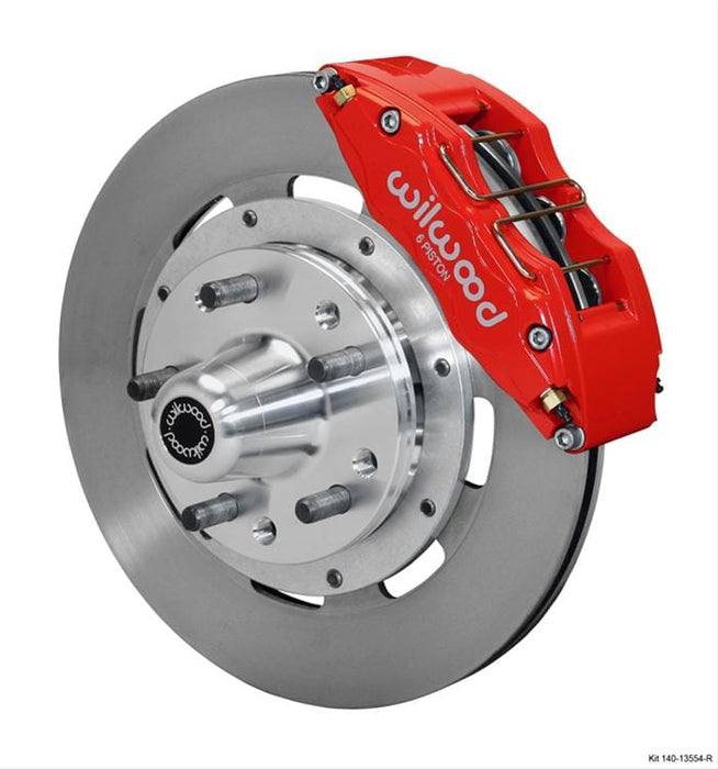 Wilwood Disc Brakes Wilwood Forged DynaPro 6 Big Brake Front Brake Kits 140-13554-R Autofit