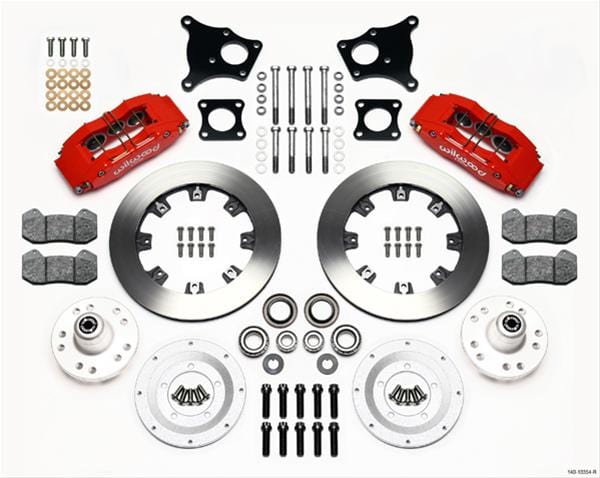 Wilwood Disc Brakes Wilwood Forged DynaPro 6 Big Brake Front Brake Kits 140-13554-R Autofit