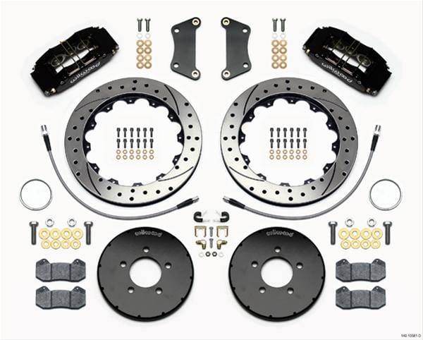 Wilwood Disc Brakes Wilwood Forged DynaPro 6 Big Brake Front Brake Kits 140-13581-D Autofit