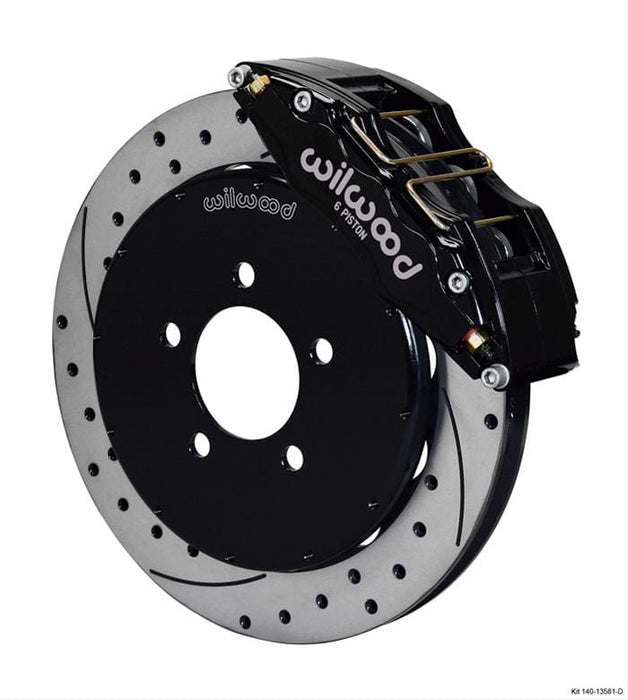 Wilwood Disc Brakes Wilwood Forged DynaPro 6 Big Brake Front Brake Kits 140-13581-D Autofit
