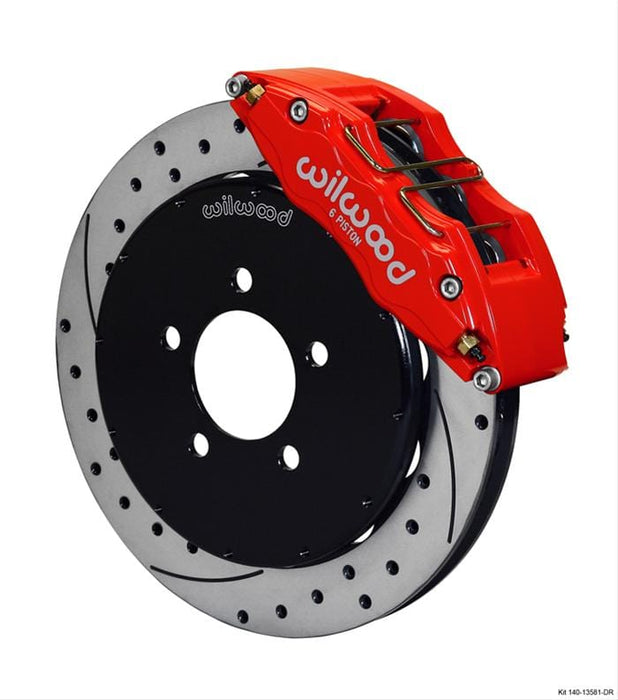 Wilwood Disc Brakes Wilwood Forged DynaPro 6 Big Brake Front Brake Kits 140-13581-DR Autofit