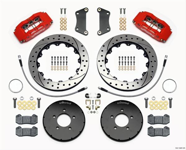 Wilwood Disc Brakes Wilwood Forged DynaPro 6 Big Brake Front Brake Kits 140-13581-DR Autofit